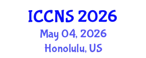 International Conference on Cryptography and Network Security (ICCNS) May 04, 2026 - Honolulu, United States