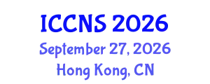 International Conference on Cryptography and Network Security (ICCNS) September 27, 2026 - Hong Kong, China
