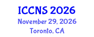 International Conference on Cryptography and Network Security (ICCNS) November 29, 2026 - Toronto, Canada