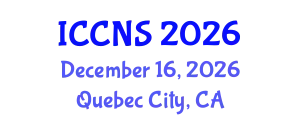 International Conference on Cryptography and Network Security (ICCNS) December 16, 2026 - Quebec City, Canada