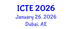 International Conference on Textile Engineering (ICTE) January 26, 2026 - Dubai, United Arab Emirates