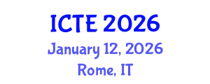 International Conference on Textile Engineering (ICTE) January 12, 2026 - Rome, Italy