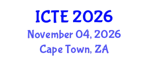 International Conference on Textile Engineering (ICTE) November 04, 2026 - Cape Town, South Africa
