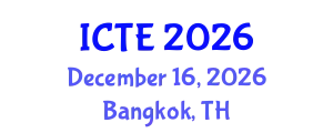 International Conference on Textile Engineering (ICTE) December 16, 2026 - Bangkok, Thailand