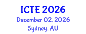 International Conference on Textile Engineering (ICTE) December 02, 2026 - Sydney, Australia