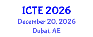 International Conference on Textile Engineering (ICTE) December 20, 2026 - Dubai, United Arab Emirates