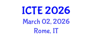 International Conference on Textile Engineering (ICTE) March 02, 2026 - Rome, Italy
