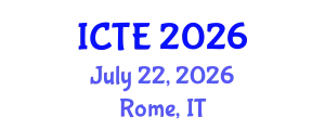 International Conference on Textile Engineering (ICTE) July 22, 2026 - Rome, Italy