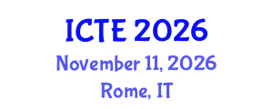 International Conference on Textile Engineering (ICTE) November 11, 2026 - Rome, Italy