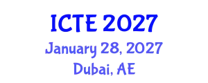International Conference on Textile Engineering (ICTE) January 28, 2027 - Dubai, United Arab Emirates