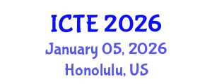 International Conference on Textile Engineering (ICTE) January 05, 2026 - Honolulu, United States