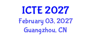 International Conference on Textile Engineering (ICTE) February 03, 2027 - Guangzhou, China