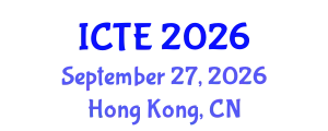 International Conference on Textile Engineering (ICTE) September 27, 2026 - Hong Kong, China