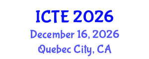 International Conference on Textile Engineering (ICTE) December 16, 2026 - Quebec City, Canada