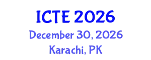 International Conference on Textile Engineering (ICTE) December 30, 2026 - Karachi, Pakistan