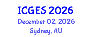 International Conference on Geology and Earth Systems (ICGES) December 02, 2026 - Sydney, Australia