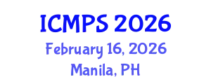 International Conference on Mathematics and Physical Sciences (ICMPS) February 16, 2026 - Manila, Philippines