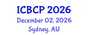 International Conference on Biological and Chemical Processes (ICBCP) December 02, 2026 - Sydney, Australia