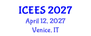 International Conference on Environmental and Earth Sciences (ICEES) April 12, 2027 - Venice, Italy