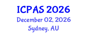International Conference on Physics and Astronomical Sciences (ICPAS) December 02, 2026 - Sydney, Australia