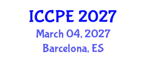 International Conference on Chemical and Petrochemical Engineering (ICCPE) March 04, 2027 - Barcelona, Spain