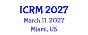 International Conference on Robotics and Mechatronics (ICRM) March 11, 2027 - Miami, United States
