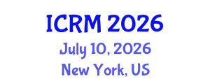 International Conference on Robotics and Mechatronics (ICRM) July 10, 2026 - New York, United States