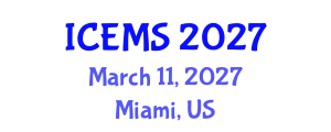 International Conference on Electrical and Microelectronics Systems (ICEMS) March 11, 2027 - Miami, United States