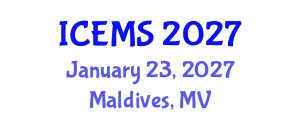 International Conference on Electrical and Microelectronics Systems (ICEMS) January 23, 2027 - Maldives, Maldives