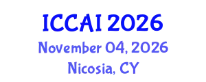 International Conference on Computing and Artificial Intelligence (ICCAI) November 04, 2026 - Nicosia, Cyprus