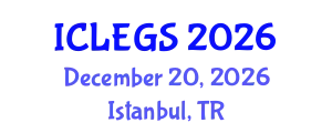 International Conference on e-Learning, e-education and e-Government Systems (ICLEGS) December 20, 2026 - Istanbul, Turkey