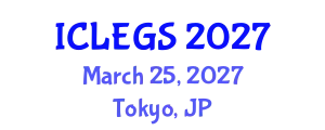 International Conference on e-Learning, e-education and e-Government Systems (ICLEGS) March 25, 2027 - Tokyo, Japan