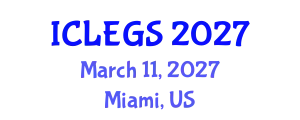 International Conference on e-Learning, e-education and e-Government Systems (ICLEGS) March 11, 2027 - Miami, United States