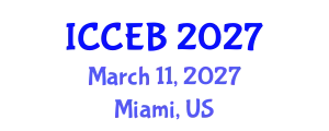 International Conference on Climate, Environment and Biosciences (ICCEB) March 11, 2027 - Miami, United States