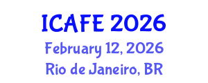 International Conference on Agricultural and Food Engineering (ICAFE) February 12, 2026 - Rio de Janeiro, Brazil