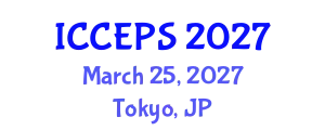 International Conference on Chemical Engineering and Physical Sciences (ICCEPS) March 25, 2027 - Tokyo, Japan