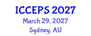 International Conference on Chemical Engineering and Physical Sciences (ICCEPS) March 29, 2027 - Sydney, Australia