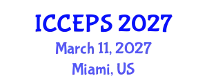International Conference on Chemical Engineering and Physical Sciences (ICCEPS) March 11, 2027 - Miami, United States