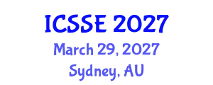International Conference on Systems and Software Engineering (ICSSE) March 29, 2027 - Sydney, Australia