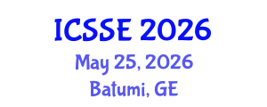 International Conference on Systems and Software Engineering (ICSSE) May 25, 2026 - Batumi, Georgia