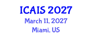 International Conference on Advances in Information Systems (ICAIS) March 11, 2027 - Miami, United States