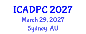 International Conference on Advances in Distributed and Parallel Computing (ICADPC) March 29, 2027 - Sydney, Australia
