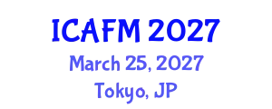 International Conference on Advances in Fluid Mechanics (ICAFM) March 25, 2027 - Tokyo, Japan