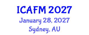 International Conference on Advances in Fluid Mechanics (ICAFM) January 28, 2027 - Sydney, Australia