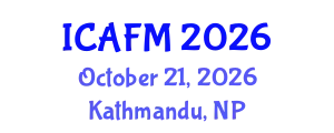 International Conference on Advances in Fluid Mechanics (ICAFM) October 21, 2026 - Kathmandu, Nepal