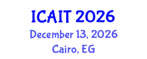 International Conference on Artificial Intelligence and Technology (ICAIT) December 13, 2026 - Cairo, Egypt