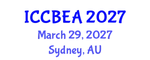 International Conference on Chemical, Biomolecular Engineering and Applications (ICCBEA) March 29, 2027 - Sydney, Australia