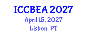 International Conference on Chemical, Biomolecular Engineering and Applications (ICCBEA) April 15, 2027 - Lisbon, Portugal