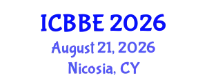 International Conference on Biochemical and Biomedical Engineering (ICBBE) August 21, 2026 - Nicosia, Cyprus