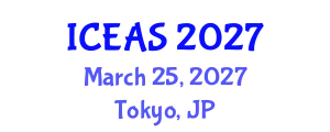 International Conference on English and American Studies (ICEAS) March 25, 2027 - Tokyo, Japan